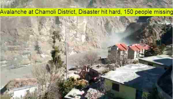 Avalanche at Uttarakhand's Chamoli burst the Dhauliganga River Dam